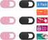 SIREG Webcam Cover Slide Ultra Thin - Cute Pink & Black Web Camera Cover fits Laptop,Tablet,Computer, Smartphone
