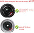 em10 Lens Cap for Olympus e-m10 iv e-pl7 with m.zuiko 14-42mm Lens, Compatible for Panasonic LUMIX G 12-32mm Lens