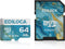 Ediloca 64GB Micro SD Card, Memory Card with SD Adapter, Read Speed up