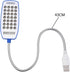5V 28 Pilipane USB Reading Lamp, Flexible Gooseneck Mini USB LED Portable Reading Light Computer Lamp with Switch