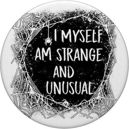 Retro Strange and Unusual Spooky Halloween for 80s 90s Fans PopSockets Standard PopGrip