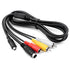 10-Pin VMC-15FS, DCR-HC28/38/48/52/62/96, HDR-CX7, HDR-FX7, DCR-SR200/SR200C Sqrmekoko to AV Audio S Video Cable