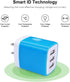 Sicodo USB Wall Charger, 2-Pack Universal 3.1A Quick Wall Plug Charger Cubes for iPhone and Samsung