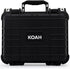 Koah Weatherproof Hard Case with Customizable Foam (13 x 11 x 6 Inch), Water and Shock Proof for Cameras, Drones