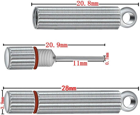 Generic 304 Stainless Steel SIM Card Eject Tool - Portable Needle Opener - SIM Tray Removal Tool