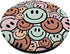Cute Pink Brown Peach Aqua Smile Face Happy Graphics PopSockets Standard PopGrip