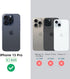 Arae Compatible for iPhone 15 Pro Case with Card Holder - Wallet Case with PU Leather Card Pockets Back Flip Cover for iPhone 15 Pro 6.1 inch - Black