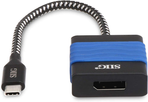 SIIG USB C to DisplayPort 4K 60 Hz Adapter Converter, Type C to DP Male to Female for MacBook Pro, ChromeBook