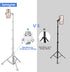 SENSYNE 67" Phone Tripod & Selfie Stick, Extendable iPhone Tripod Stand with Wireless Remote and Phone Holder