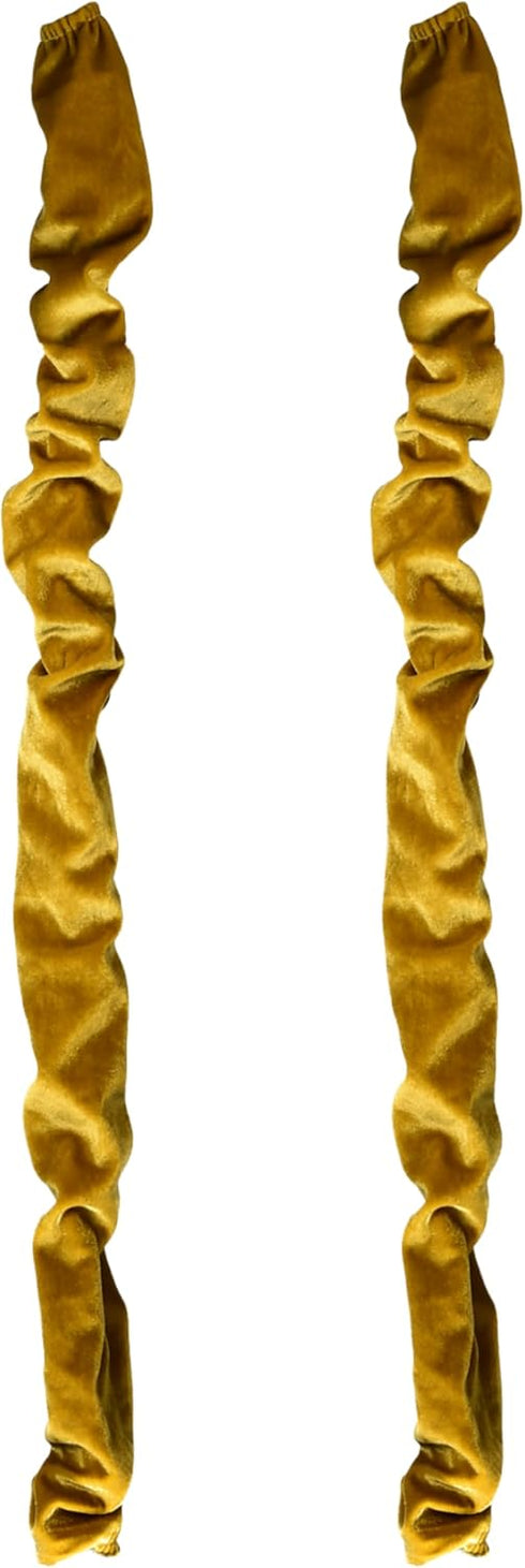 Antique House Chandelier Chain Covers 2 Pack Gold Cable Covers 70.8 inches Brushed Polyester