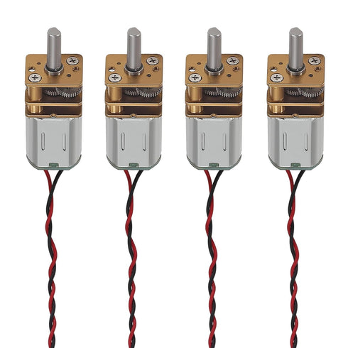 JUZITAO 8PCS N20 3V-6V Mini Gear Motor DC Slow Speed Full Metal Gearbox Micro Motorfor DIY Robot Car RC Toys