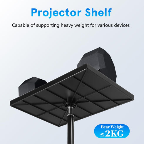 Gadpiparty Projector Stand Tripod, Adjustable Projector Stand, for Laptop Camera Holder Floor Desktop Use