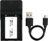 NB-1L USB Charger for Canon Digital IXUS 300, 320, 330, 400, 430, 500, and More Cameras