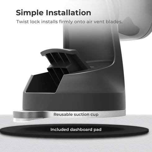 iOttie iTap 2 Magnetic Dashboard Car Mount Holder for Samsung Galaxy S22, Google Pixel 7, Other Smartphones
