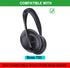 Replacement Earpads Cushions for Bose Noise Cancelling Wireless Bluetooth Headphones 700, NC700 ONLY with Protein Leather & Memory Foam Ear Cushions (White)