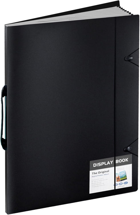 ZFCLXX Large 18"x24" Art Portfolio Heavy Duty Binder with Plastic Sleeves, Portfolio Folder