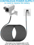 Power Extension Cable for Wyze Cam, WyzeCam Pan, Kasa Cam, Nest-Cam Indoor, 10Ft Flat Micro USB Charging Cord
