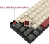 Happy Balls PBT Doubleshot Keycaps, Cherry Profile Key Caps for 61/68/75/81/84/87/98/104/108 MX Switches Mechanical