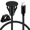 BATIGE 3/4" Round Hole Small Type C 3.1 Car Flush Mount Cable