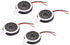 uxcell 1W 8 Ohm 16mm Dia Speaker with Wire for Electronic Projects, 4pcs