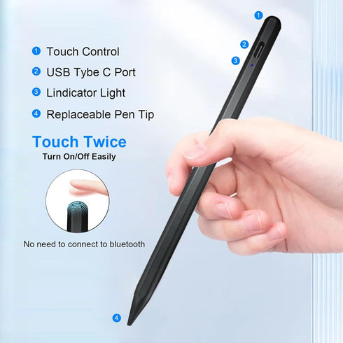 EFAITHFIX Stylus Pen for iPad Universal Touch Screens Compatible with iPhone/iPad Pro/Mini/Air/Android/Microsoft