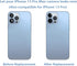 3pcs/Set Rear Camera Lens Covers for iPhone 13 Pro Max, Glass Replacement with Pre-Installed Adhesive + Repair Tool Kit