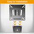 Monitor Wall Mount for Most 14-24" TVs, Universal Small TV Bracket, Fixed RV Mount, Max Load 33lbs, VESA up to 100x100mm