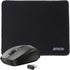 Ergonomic Bluetooth Mouse and Mouse Pad for Laptop, Silent with 3-Levels DPI, USB Nano Receiver for Android PC Notebook