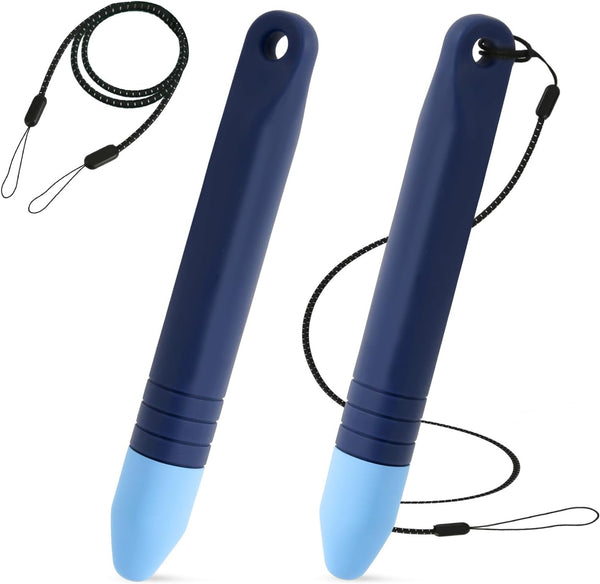 2pcs Kid-Friendly Stylus Pens with Anti-Loss Lanyards, Kids Stylus Pens for Touchscreen, Compatible with iPad, iPhone,