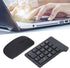 SUNGOOYUE Number Pad, Plug and Play 2.4GHz Wireless Technology, 1200 DPI Mouse Combo, Black