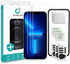iPhone 14 Screen Protector Tempered Glass (3 Pack) with Easy Installation Frame.