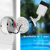 (ABS New) Security Camera Junction Box,Security Camera Bracket Outdoor,Plastic Waterproof Security Camera Mount Hide Cable Junction Box for Arlo Solar Panel Flip Cover Cable Cover
