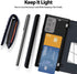 GOOSPERY Card Holder Wallet Case for Samsung Galaxy Note 20 Ultra 6.9"(2020), Midnight Blue, Magnetic Closure
