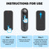 LANGREE RF Remote Control Page Turner for Kindle Paperwhite, Oasis, Scribe, Kobo, Remote Clicker for iPad Tablet - Black