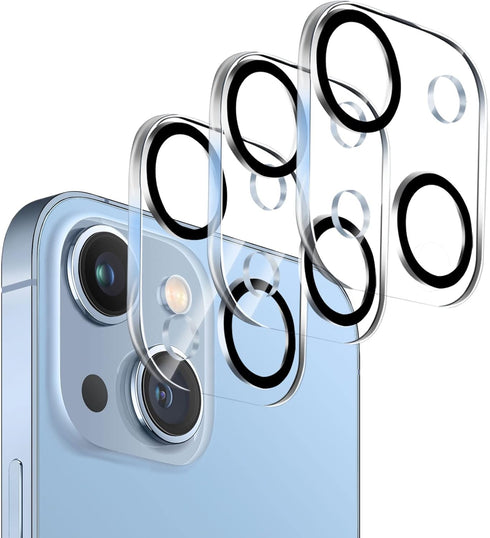 Dengduoduo 3 Pack Tempered Glass Camera Lens Protector for iPhone 14 6.1" &