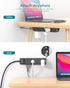 Flat Wall Plug Extension Cord - Surge Protector Power Strip with 12 Outlets, 5ft Desk Charging Station for Home Office