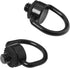 2 Pack D-Type Screw Stainless Steel D Ring Screw for Tripod DSLR Cameras, Quick Release Wrist Strap Sling - Black