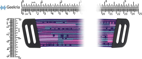 Geekria Mesh Fabric Headband Pad Compatible with Logitech G733, G335, G535 Headphones Replacement Band (Purple)