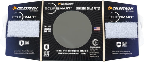 Celestron EclipSmart Safe Solar Eclipse Telescope and Camera Filter, Meets ISO 12312-2:2015(E) Standards