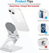 Stand for MagSafe Charger, OMOTON Foldable Phone Stand Holder for MagSafe Accessories, Not Include Charger or Cable, Compatible with iPhone 15/14/13/12 Pro Max/Pro/Mini, Silver