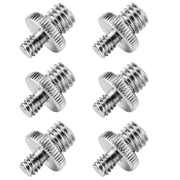 1/4 Male to 3/8 Male Threaded Camera Tripod Screw Adapter Converter for Camera Cage, Shoulder Rig, Tripod