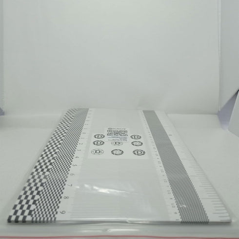 28X18cm Lens Focus Calibration Tool Alignment Ruler Folding Card (Pack of 2)