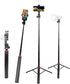 xik 81" Expandable Phone Selfie Stick Tripod for Golf Training, Portable Adjustable Light