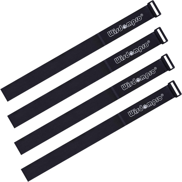 Extra Large 4 Pack Hook and Loop Strap - 2 x 48 Inches Reusable Fastening Cable Tie Down Straps