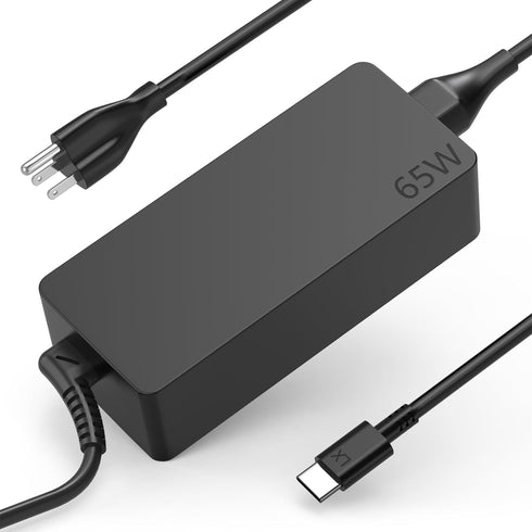 Replacement 65W USB C Lenovo Laptop Charger, Compatible with ThinkPad T480s T580s T490 E480 E580 Chromebook