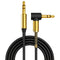 ULTRICS Aux Cord 9.8ft/3M, Right Angle Gold Plated 3.5mm Audio Cable, Hi-Fi Sound