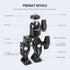 Neewer Super Clamp with Ballhead, Cold Shoe, Phone Holder, Action Camera Mount Adapter for GoPro DJI iPhone 15 Pro Max