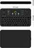 Mini Wireless Keyboard Q9 with Touchpad, Colorful Backlit, Rechargeable Handheld Remote for PC, Raspberry Pi 4, Android