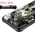 ZHEGAILIAN Victorian Gothic Lace Skull Case for iPhone 13 Pro Max, Tempered Glass Back + Soft Silicone TPU Protection