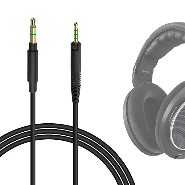 Geekria Audio Headphone Cable, Compatible with Sennheiser HD Series, 3.5mm to 2.5mm Stereo Cord (4 ft)